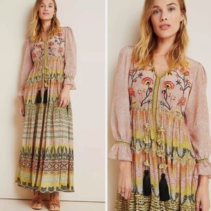 Anthropologie Bhanuni Jyoti Giorgia Maxi Dress